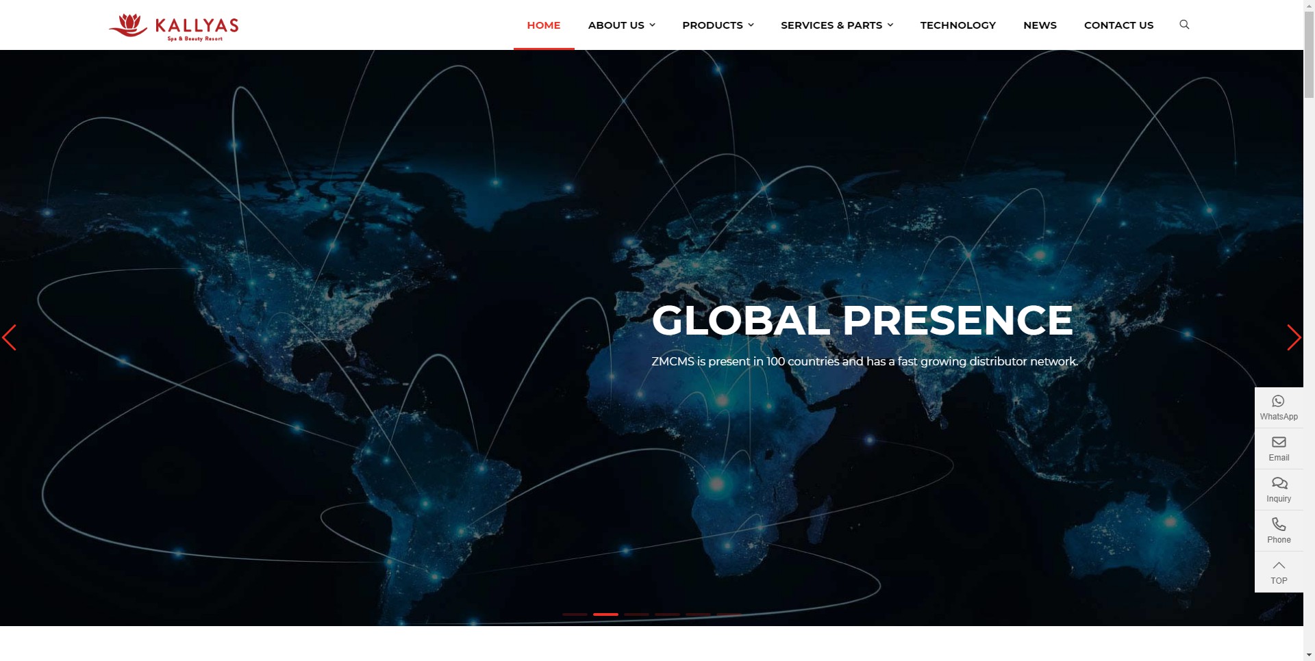 DEMO11 機械企業対外貿易 B2B ウェブサイト テンプレート