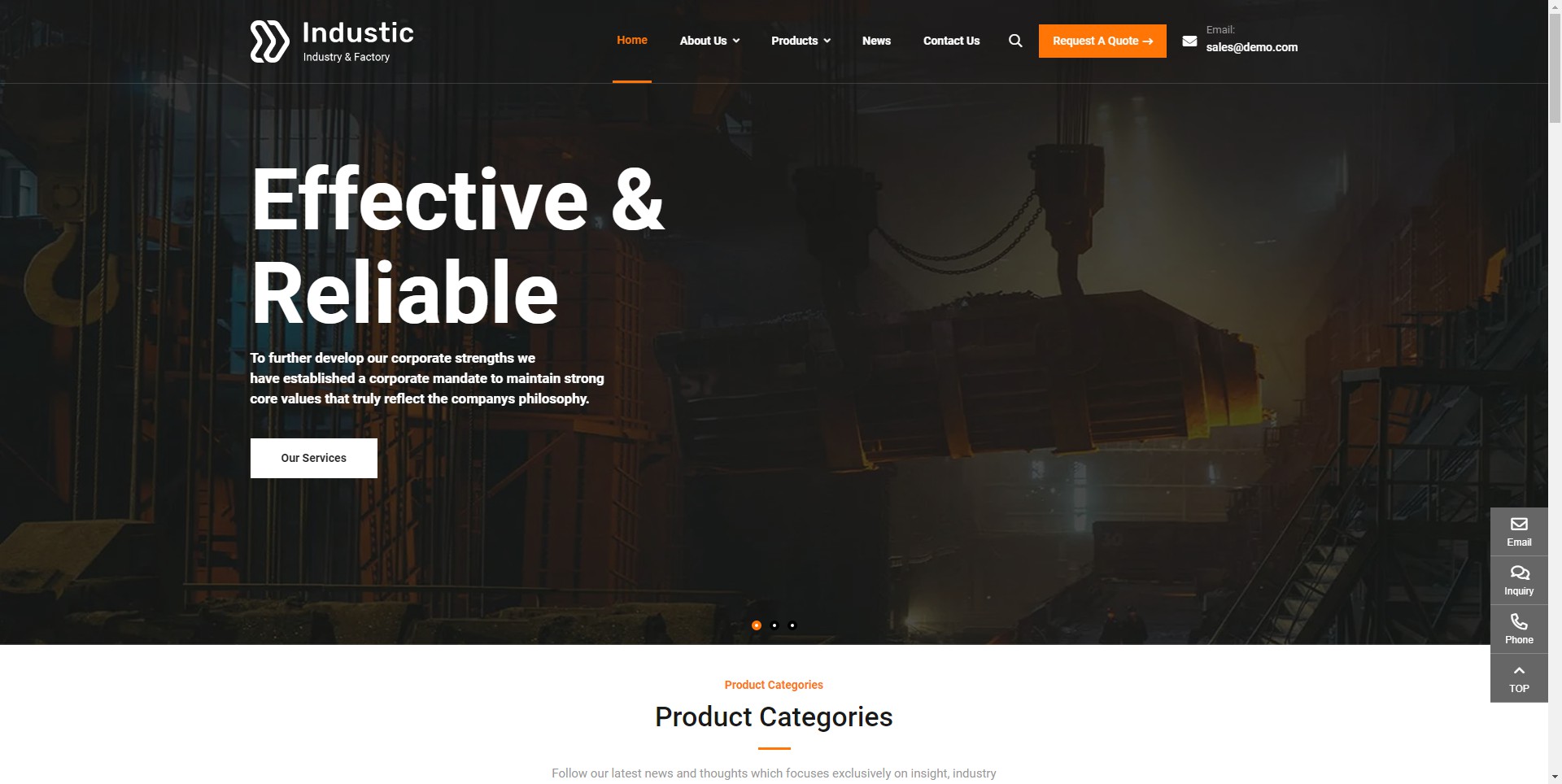 DEMO17 機械設備エンタープライズ テンプレート